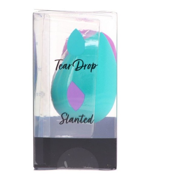 💜 NIB Urban Studio Duo Blending Makeup Sponges Set of 2 Purple / Teal - Picture 7 of 10